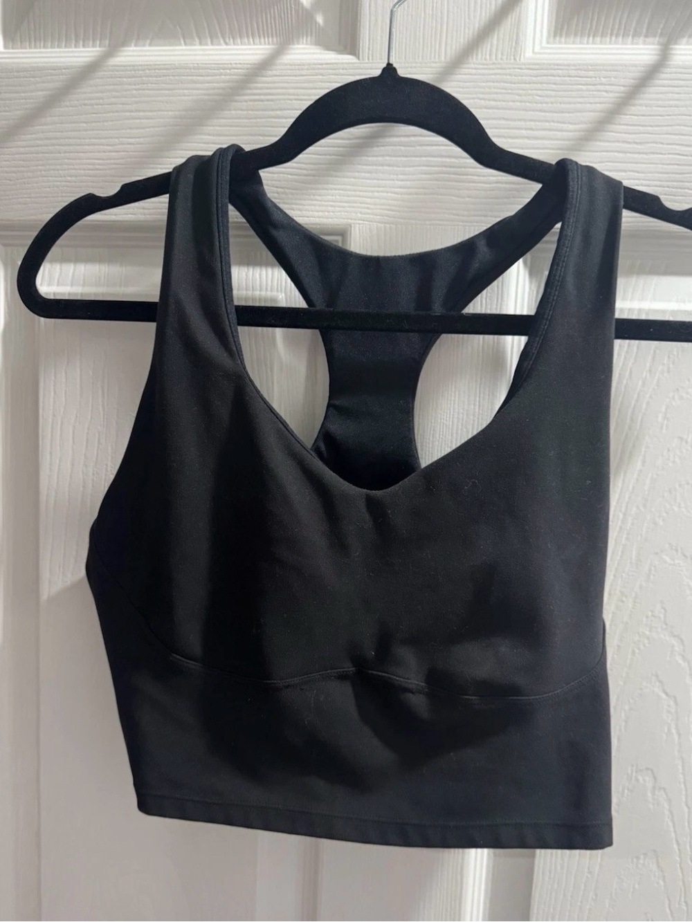 Jessica Simpson Everyday Racerback Crop Bralette - Black XL